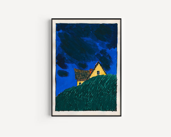 Karl Wiener — Pavement and Meadow No. 19 | Modernist Landscape Print