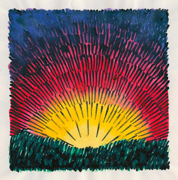 Karl Wiener — Pavement and Meadow No. 21 | Modernist Landscape Print