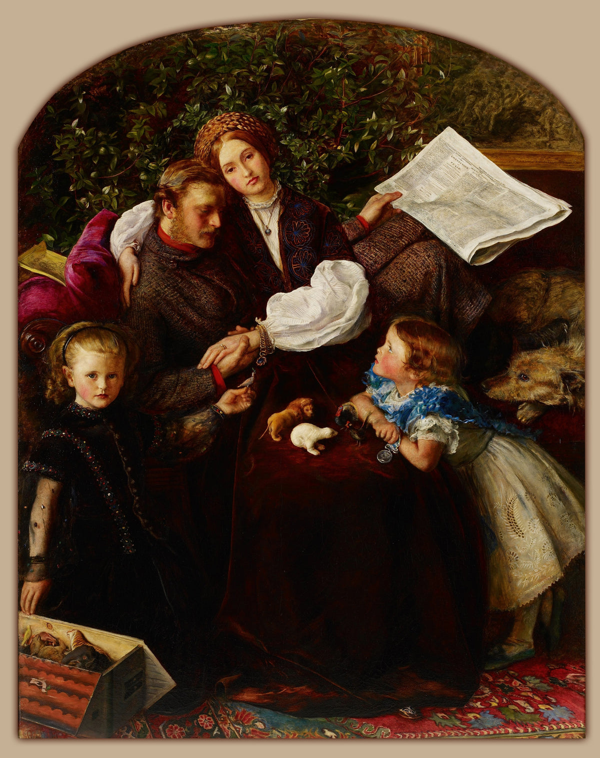 John Everett Millais — Peace Concluded | Pre-Raphaelite Art Print
