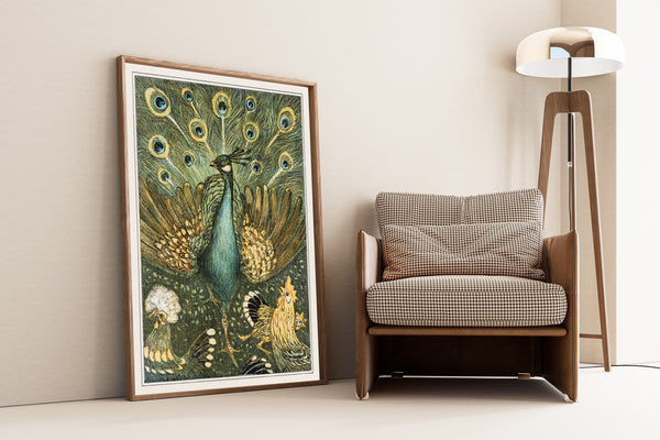 Theo van Hoytema — Peacock | Art Nouveau Print