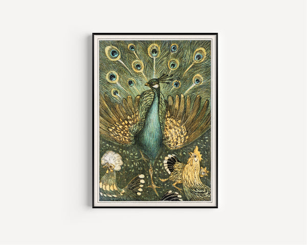 Theo van Hoytema — Peacock | Art Nouveau Print