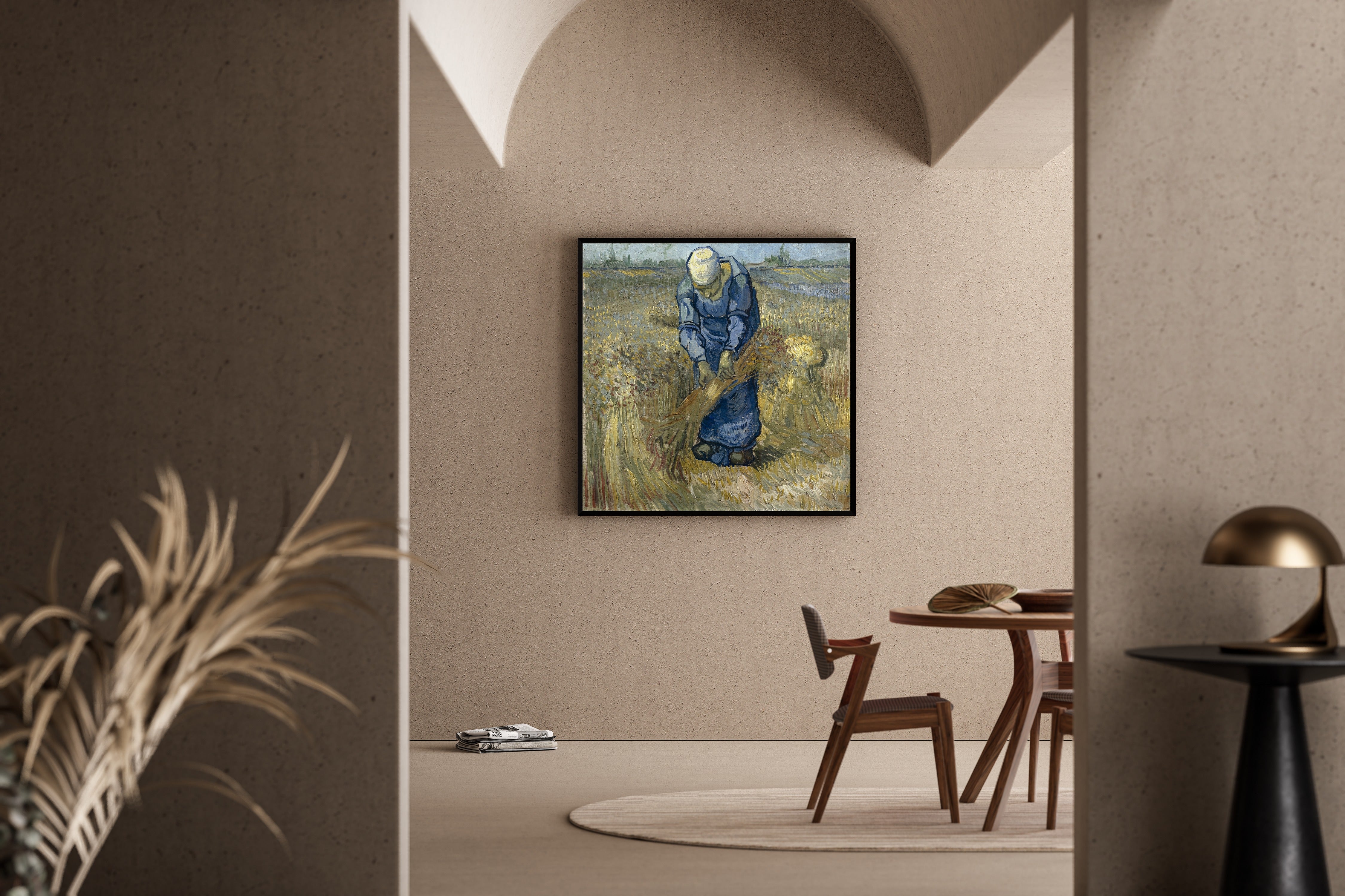 Vincent van Gogh — Peasant Woman Binding Sheaves | Fine Art Print