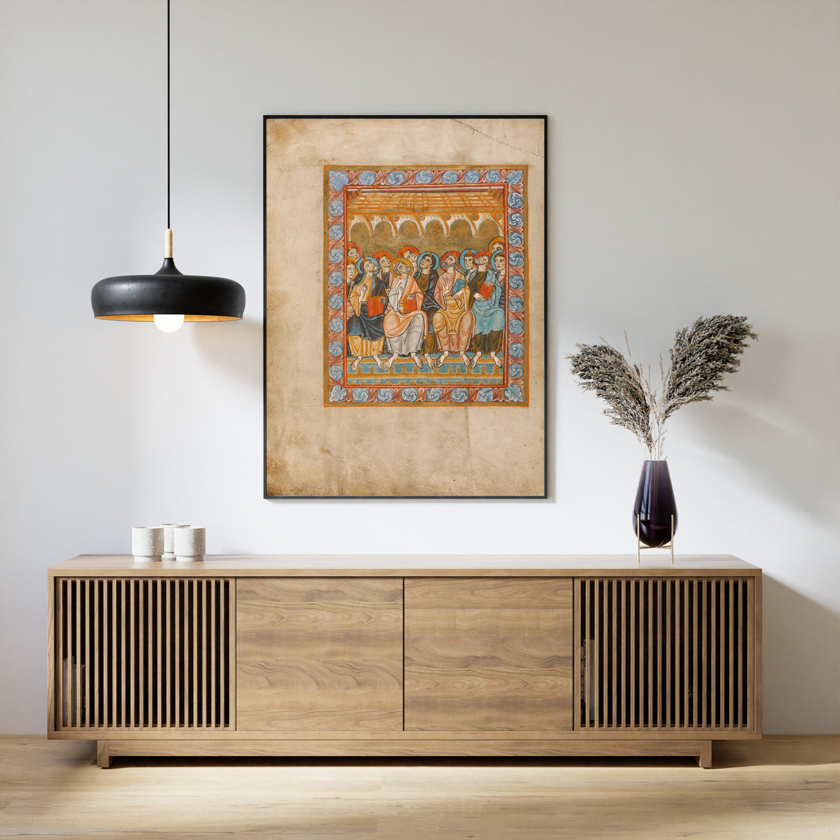 Pentecost (Tongues of Fire) | Illuminated Manuscript Print