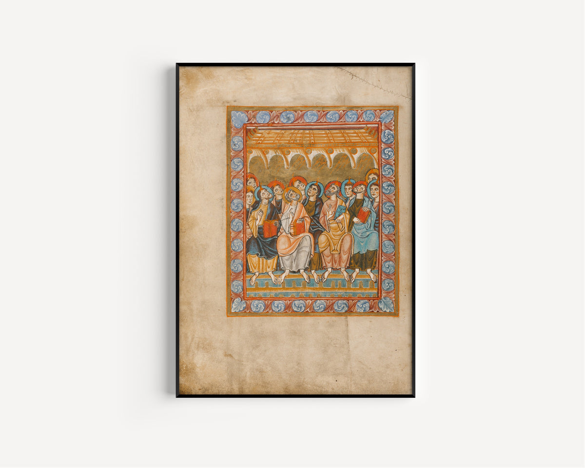 Pentecost (Tongues of Fire) | Illuminated Manuscript Print