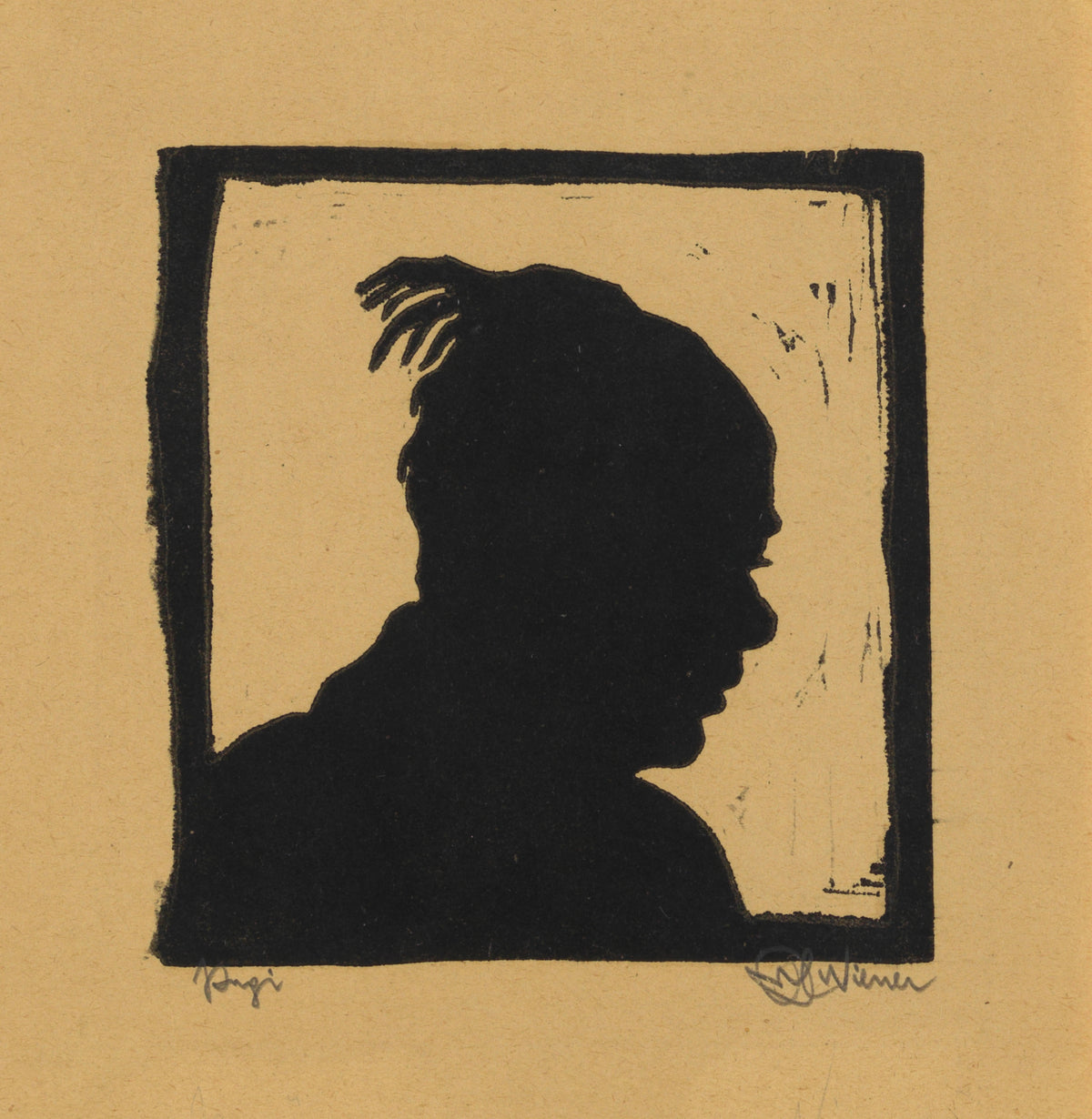 Karl Wiener — Pepi | Modernist Illustration Print