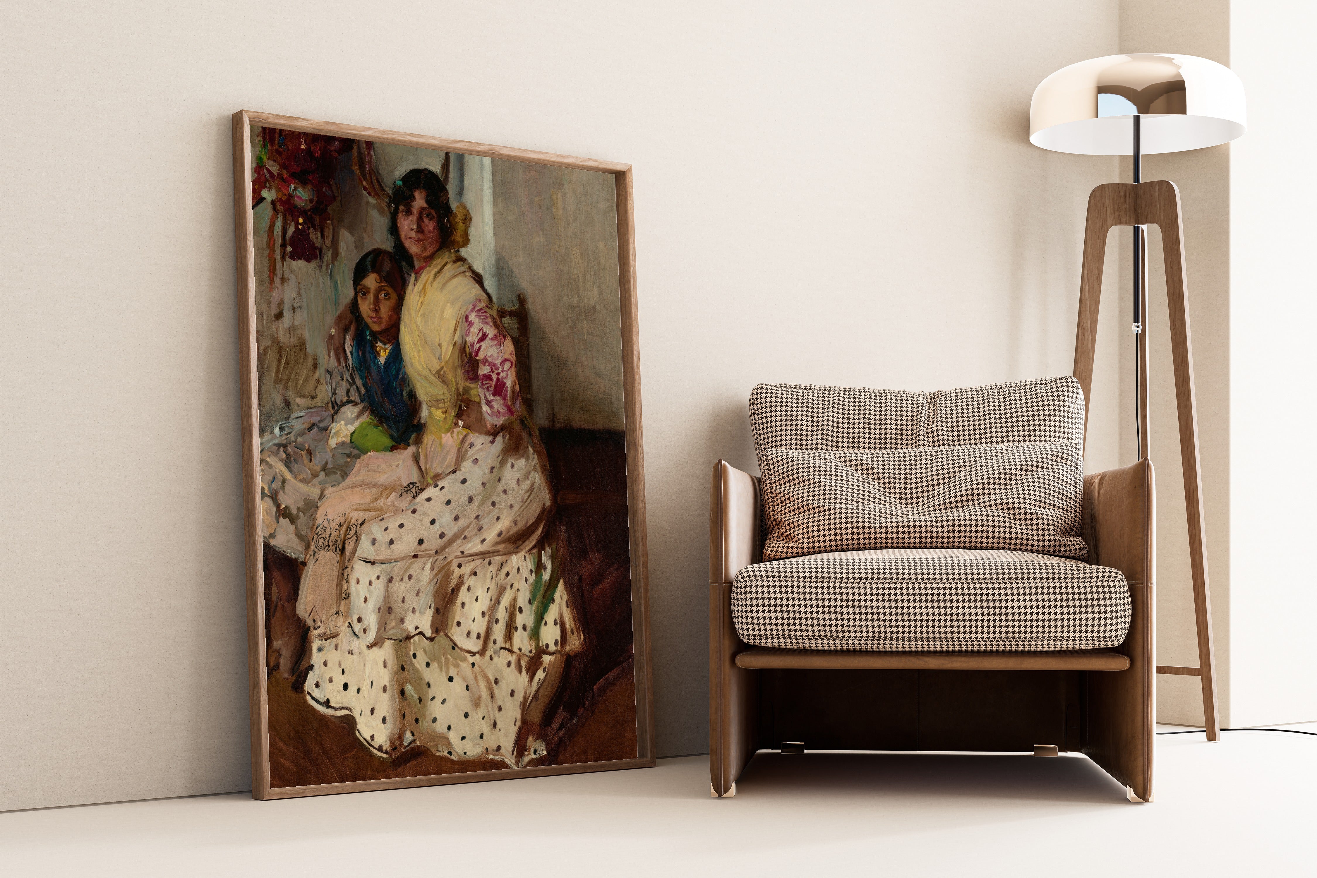 Joaquín Sorolla — Pepilla the Gypsy and Her Daughter | Fine Art Print
