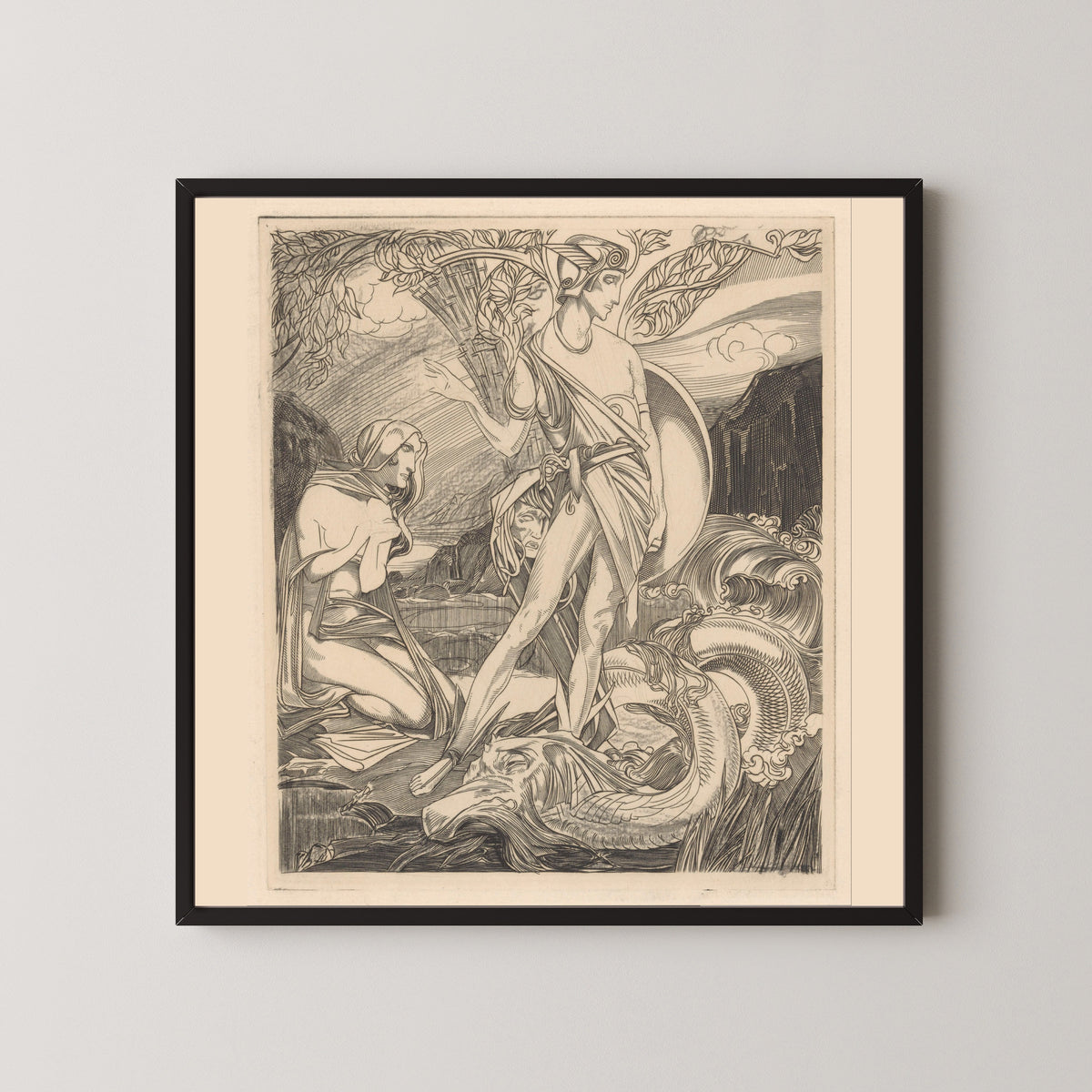 Johannes Josephus Aarts — Perseus en Andromeda | Art Nouveau Print