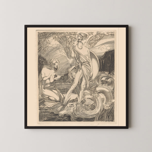 Johannes Josephus Aarts — Perseus en Andromeda | Art Nouveau Print