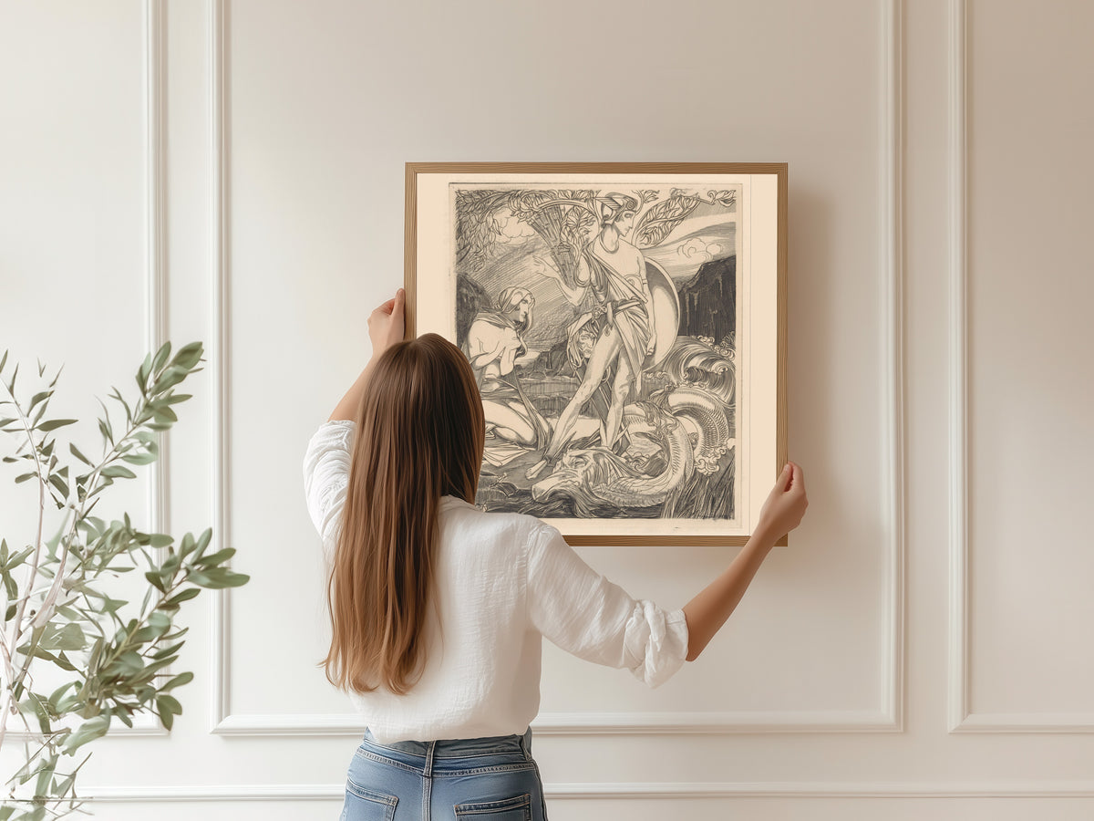 Johannes Josephus Aarts — Perseus en Andromeda | Art Nouveau Print