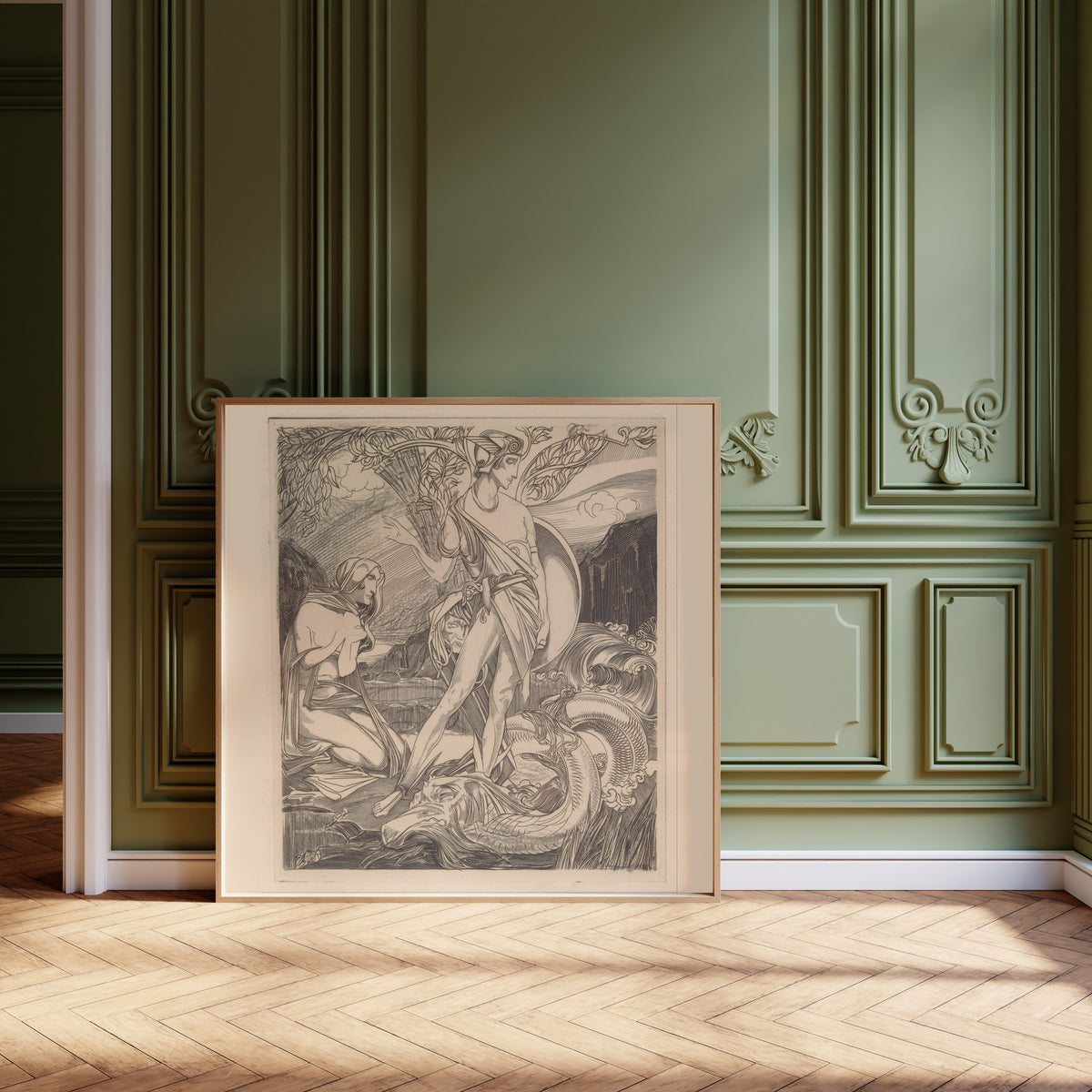 Johannes Josephus Aarts — Perseus en Andromeda | Art Nouveau Print