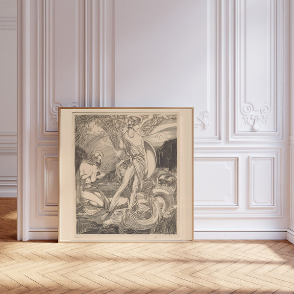 Johannes Josephus Aarts — Perseus en Andromeda | Art Nouveau Print