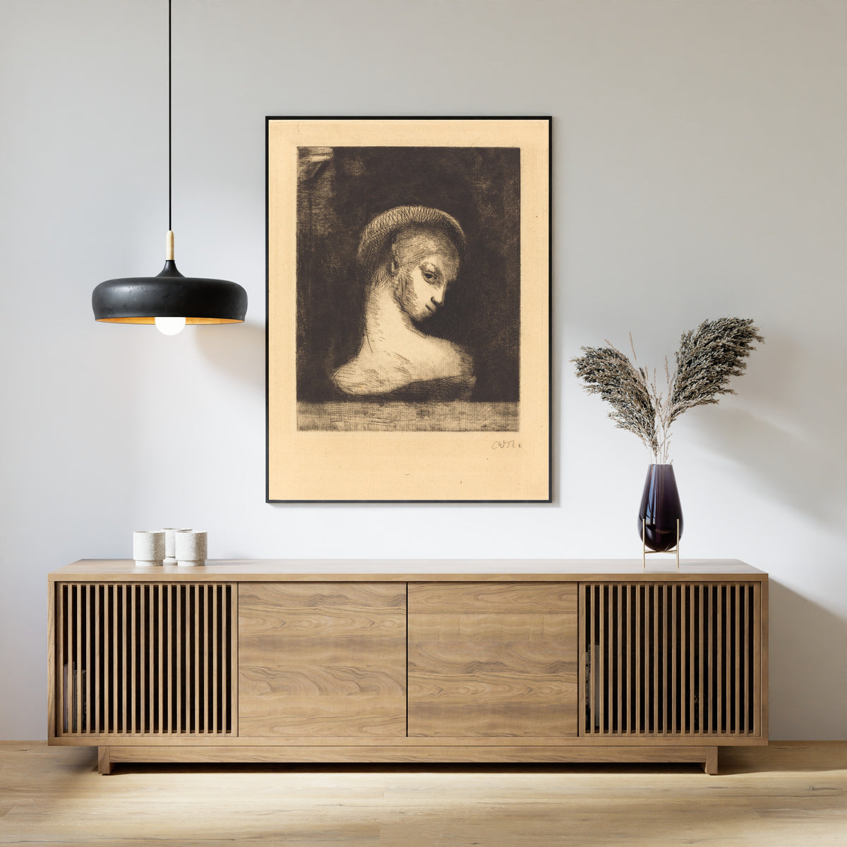 Odilon Redon — Perversity | Etching Print