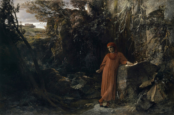 Arnold Böcklin — Petrarch at the Spring of Vaucluse | Symbolist Art Print