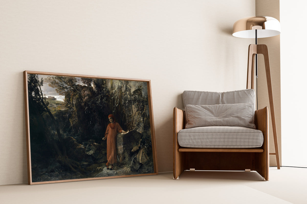 Arnold Böcklin — Petrarch at the Spring of Vaucluse | Symbolist Art Print
