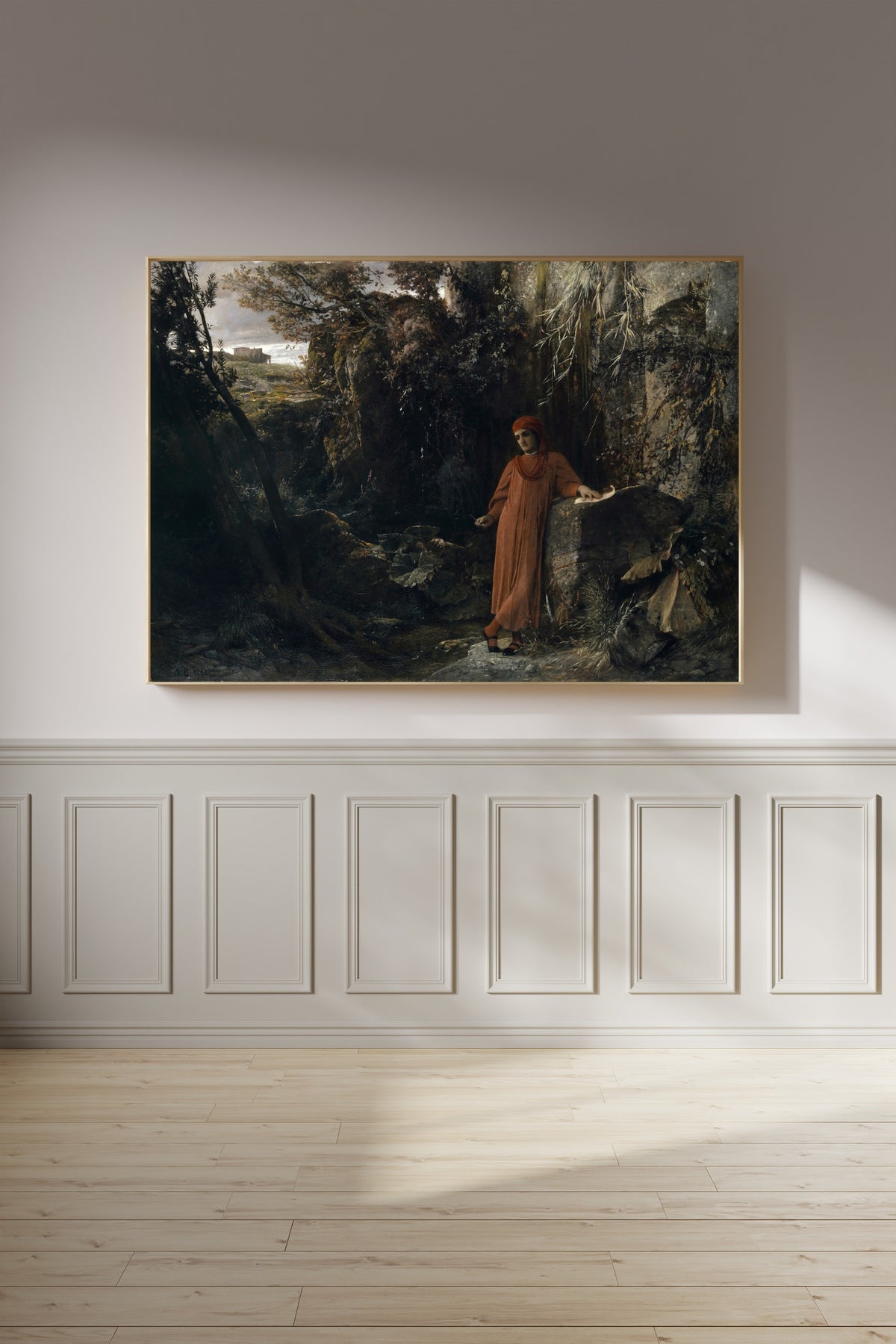 Arnold Böcklin — Petrarch at the Spring of Vaucluse | Symbolist Art Print
