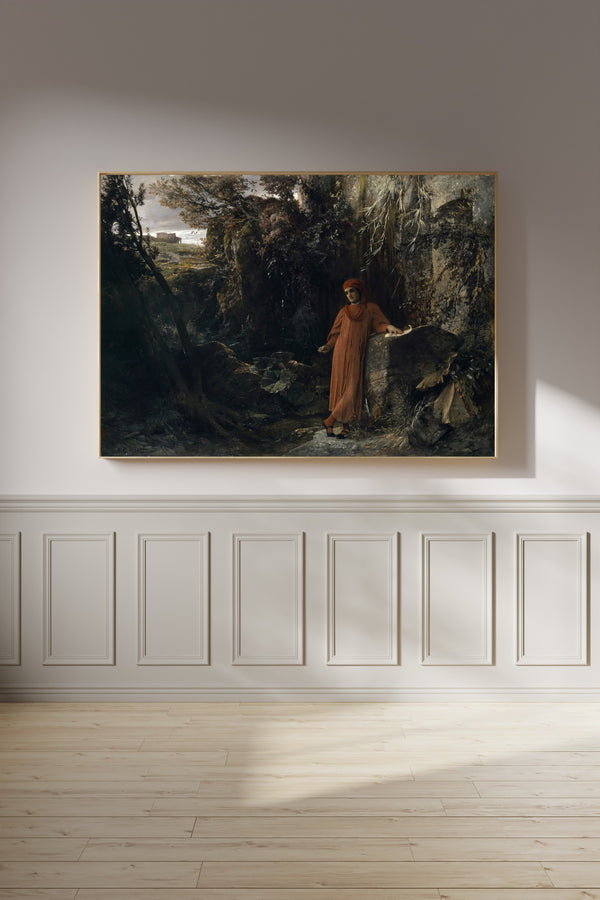 Arnold Böcklin — Petrarch at the Spring of Vaucluse | Symbolist Art Print