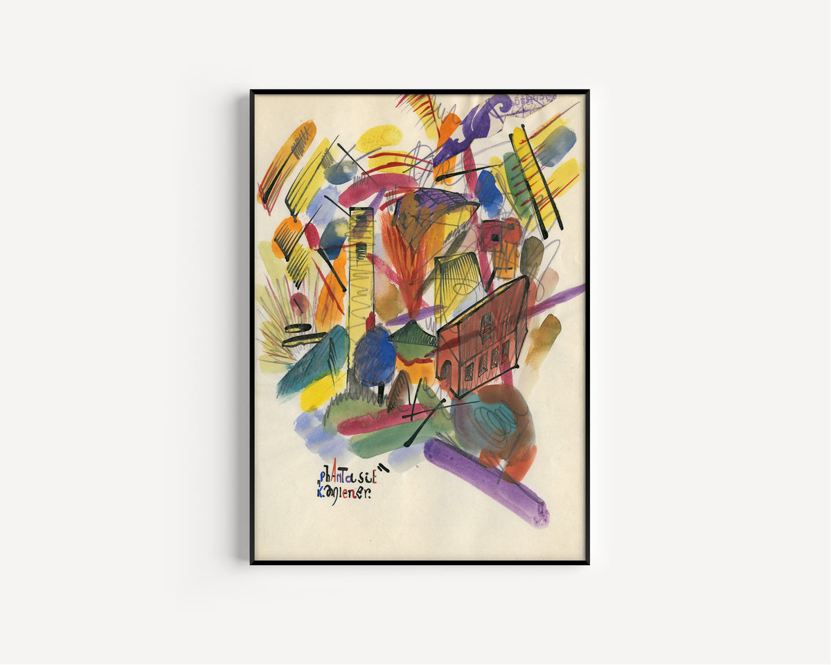 Karl Wiener — Phantasie (Fantasy) | Abstract Art Print