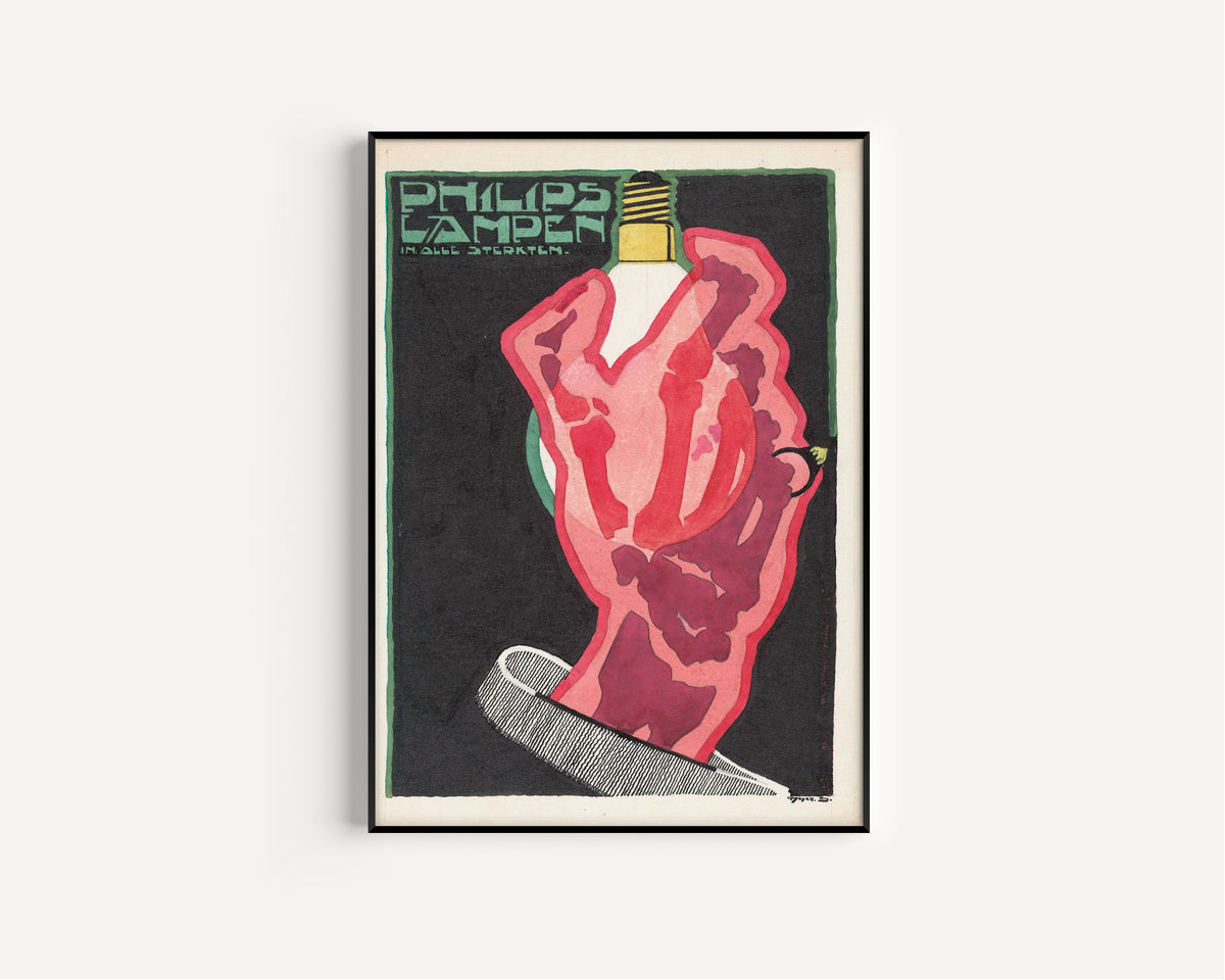 Reijer Stolk — Philips Lampen | Vintage Poster Print
