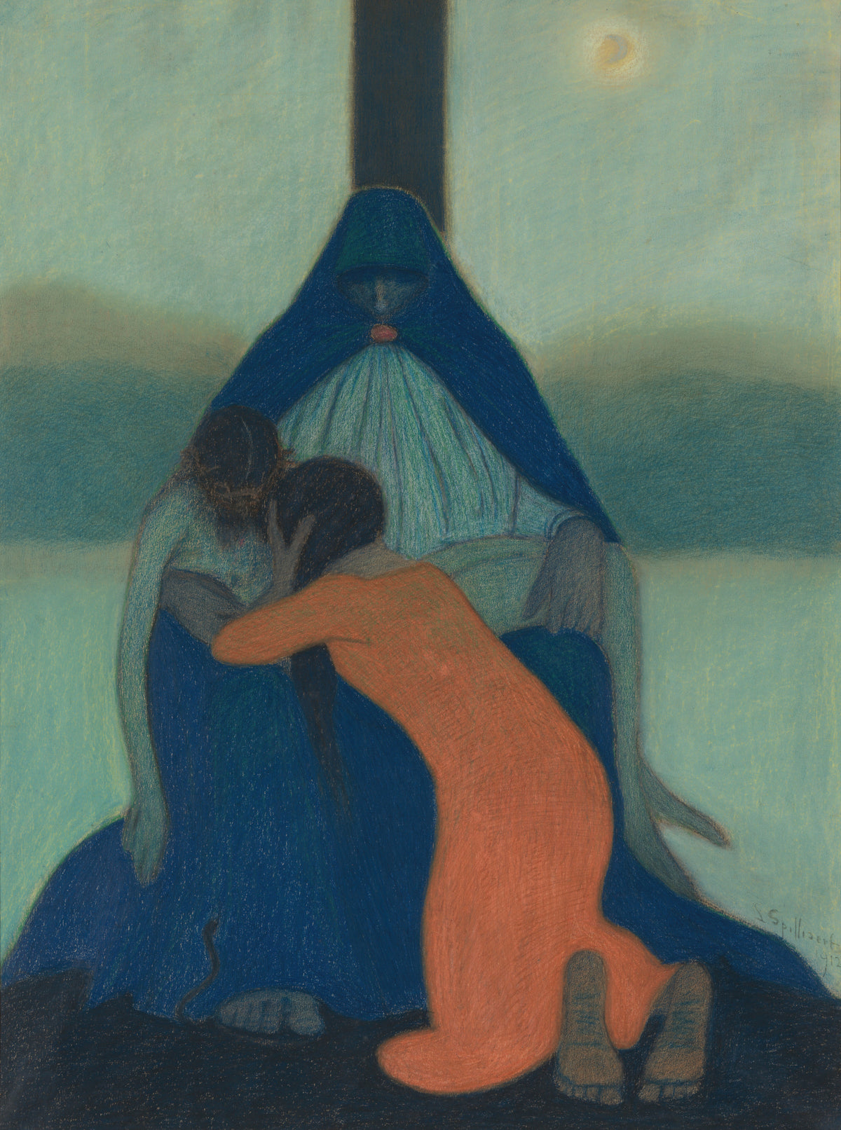 Léon Spilliaert — Pieta | Symbolist Art Print