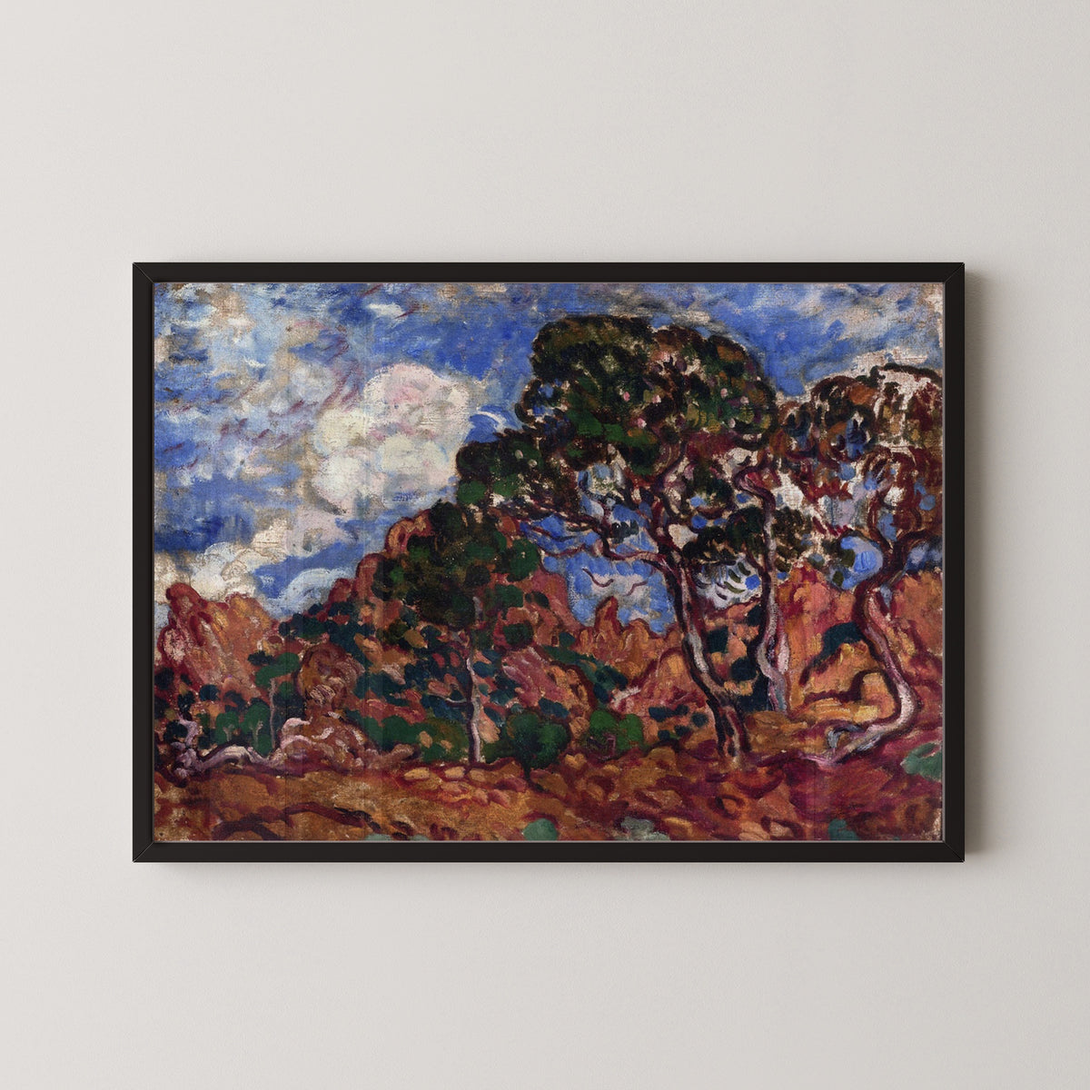 Louis Valtat — Pines at Antheor | Fauvist Fine Art Print
