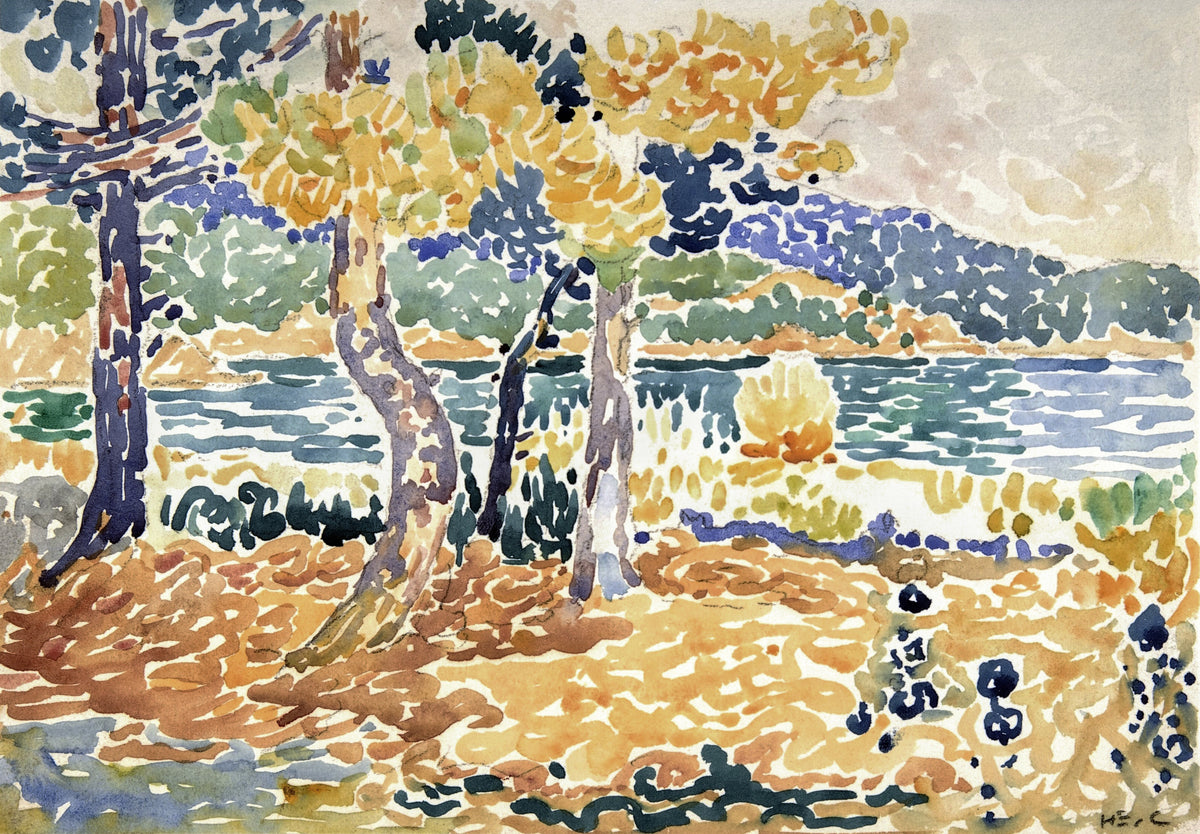 Henri-Edmond Cross — Pines on the Coastline | Fine Art Print