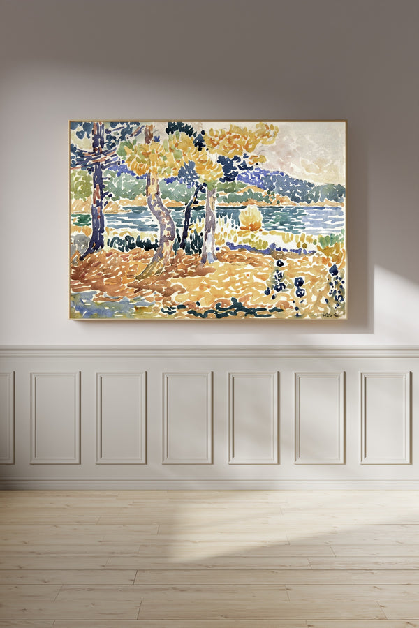 Henri-Edmond Cross — Pines on the Coastline | Fine Art Print