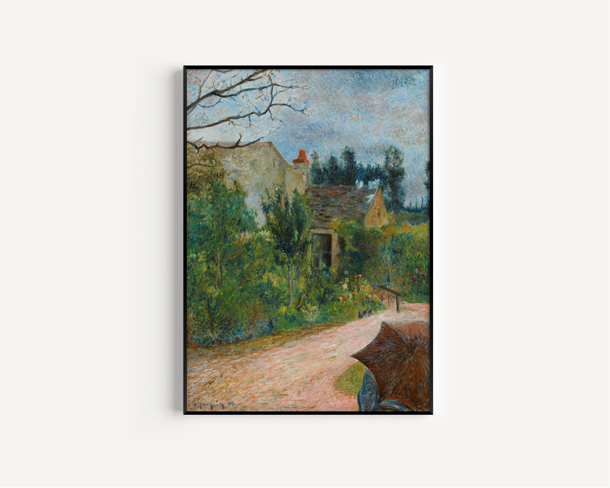 Paul Gauguin — Pissarro's Garden, Quai du Pothuis, Pontoise | Fine Art Print