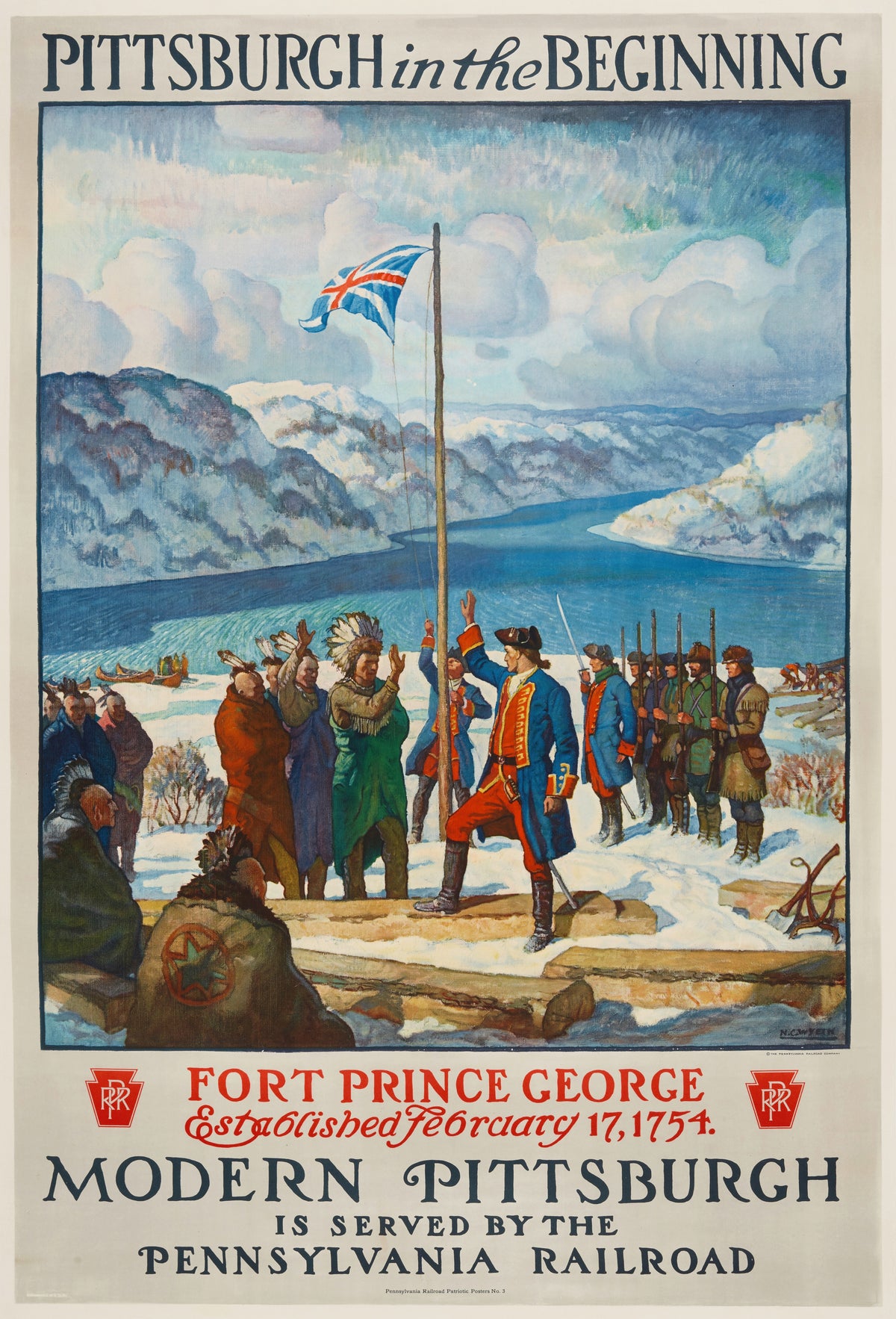 N. C. Wyeth — Pittsburgh in the Beginning | Vintage Poster Print