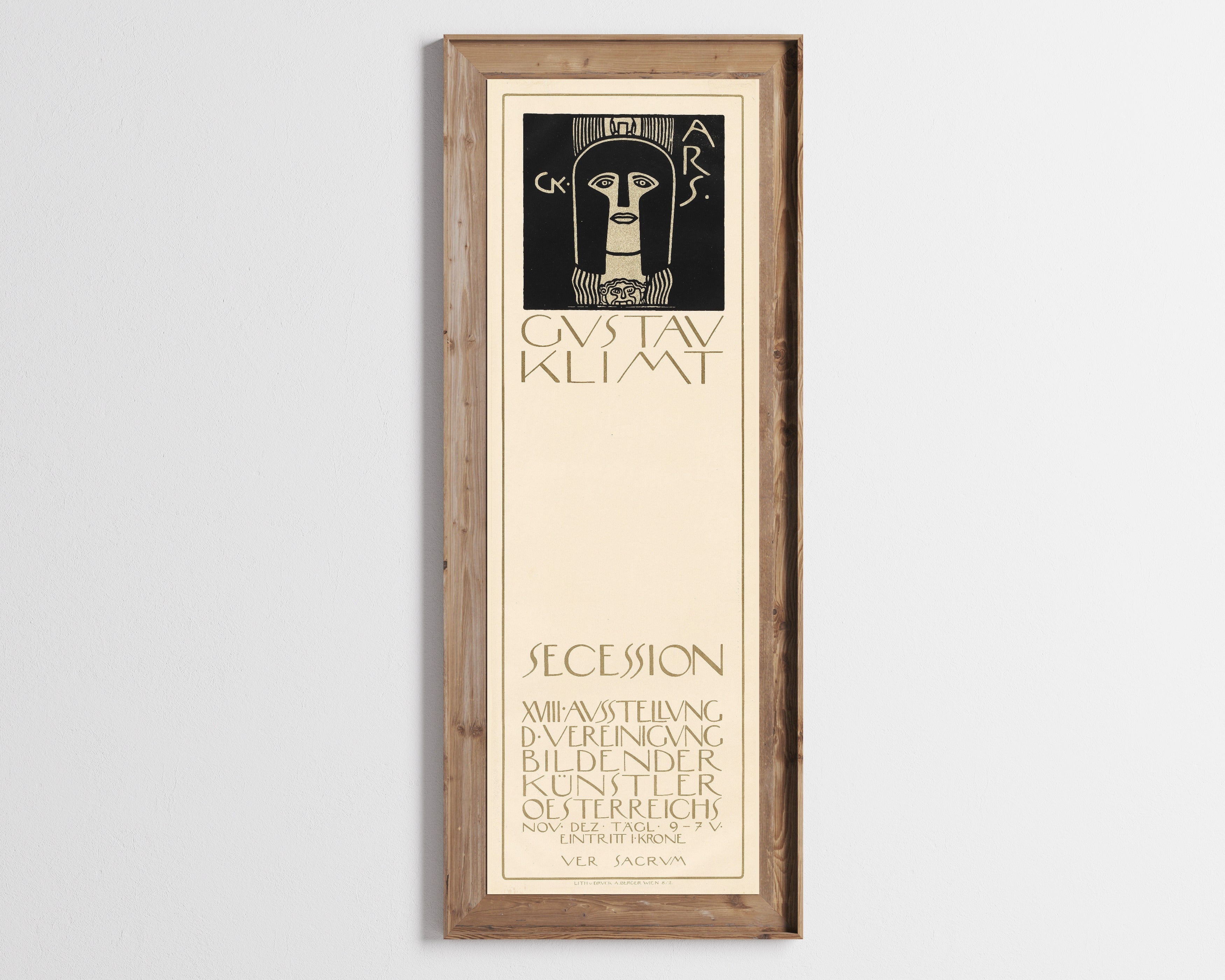 Gustav Klimt — Poster for the 18th Secession Exhibition | Fine Art Print