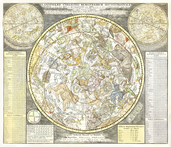 Carel Allard — Planisphaerii Coelestis Hemisphaerium Septentrionale | Antique Celestial Chart Print