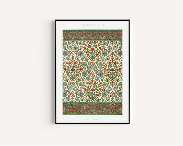Émile Prisse d'Avennes — La Decoration Arabe, Plate 35 | Ornament Plate Print