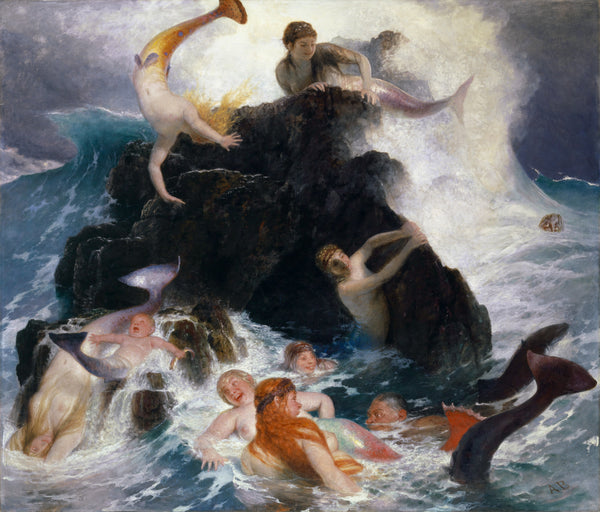 Arnold Böcklin — Play of the Naiads | Symbolist Art Print