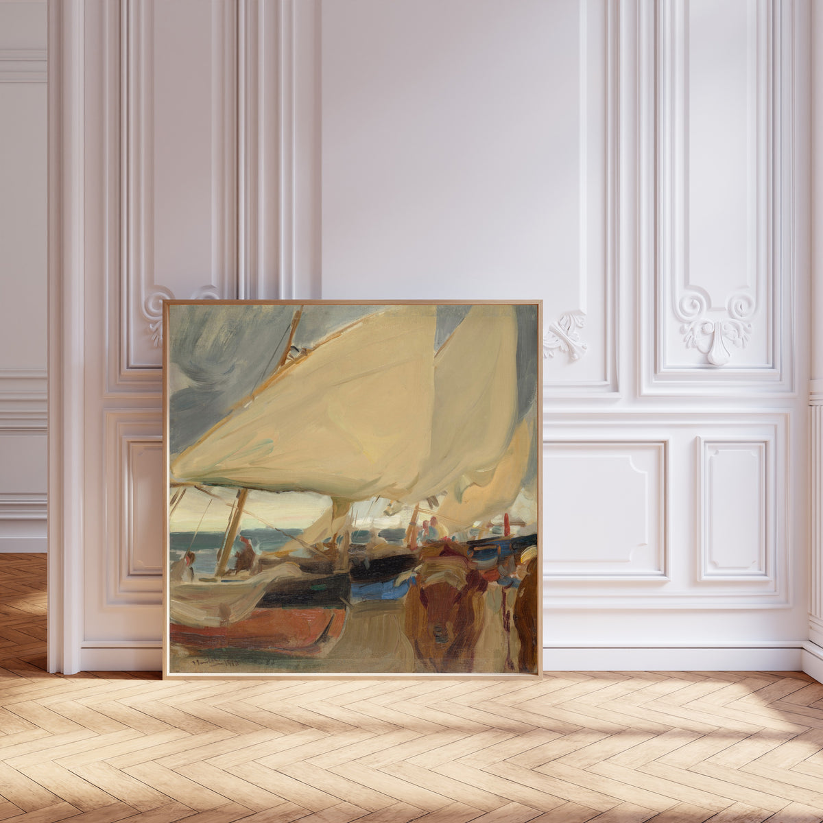Joaquín Sorolla — Playa de Valencia (Oxen and Sails) | Fine Art Print