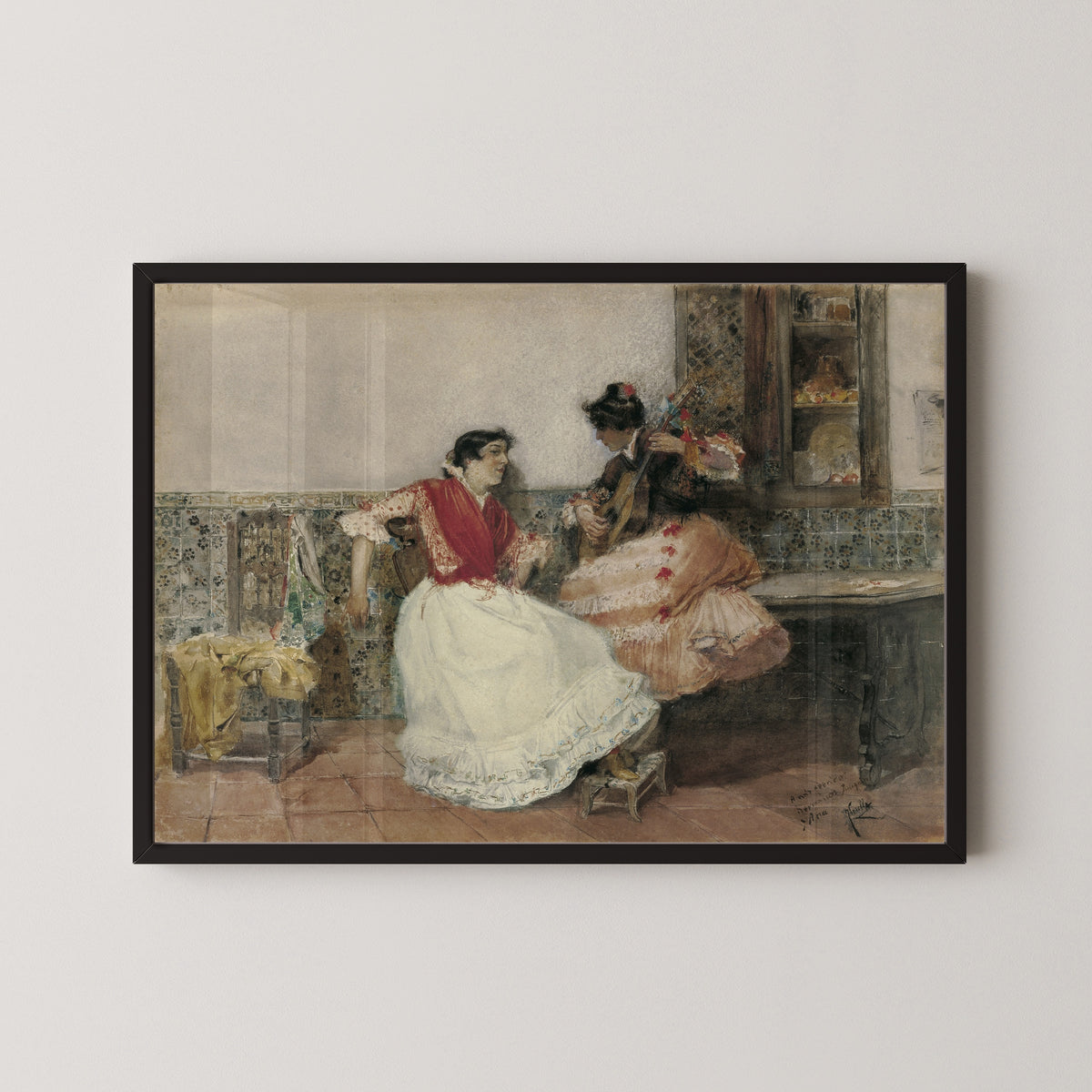Joaquín Sorolla — Playing the Guitar | Fine Art Print