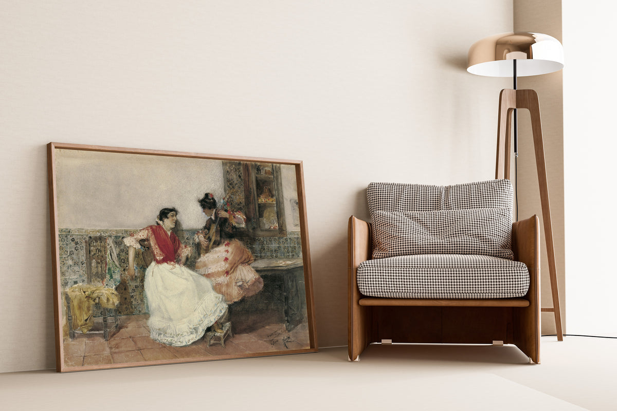 Joaquín Sorolla — Playing the Guitar | Fine Art Print