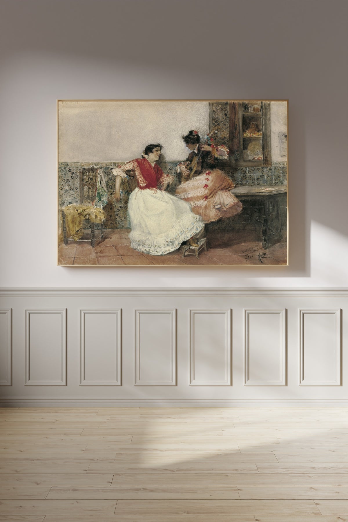 Joaquín Sorolla — Playing the Guitar | Fine Art Print