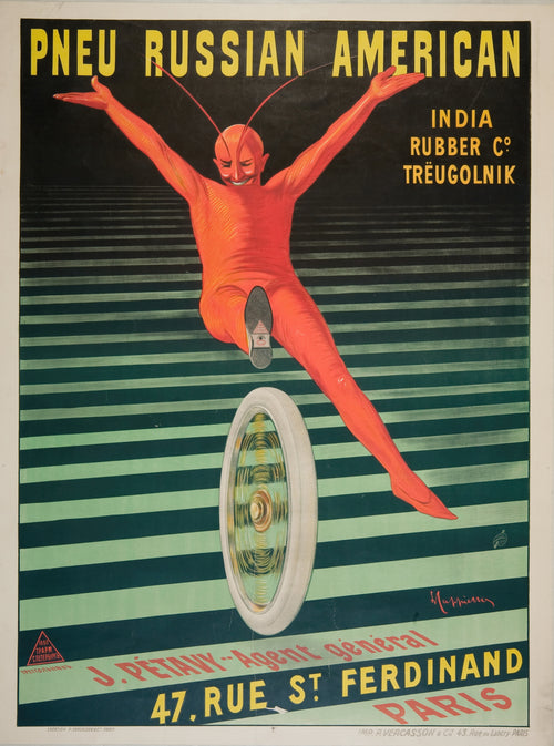 Leonetto Cappiello — Pneu Russian American | Vintage Poster Print