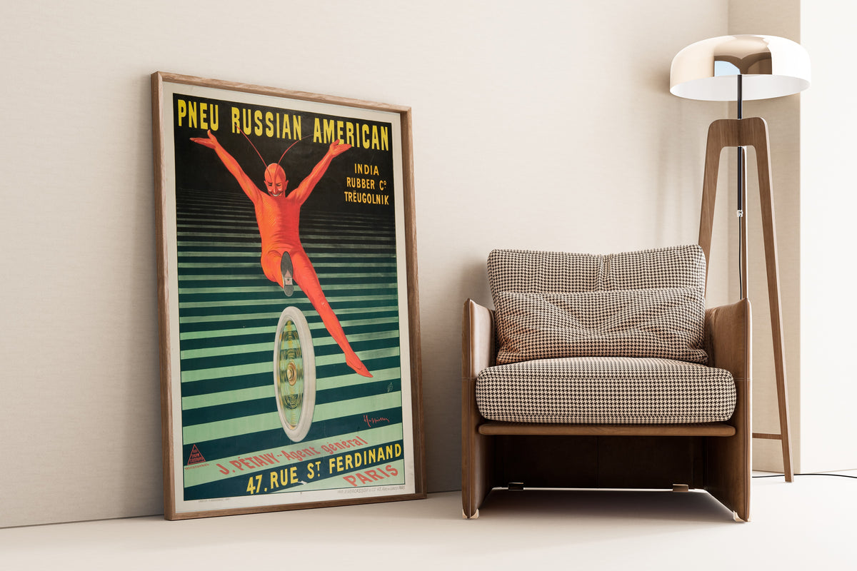 Leonetto Cappiello — Pneu Russian American | Vintage Poster Print
