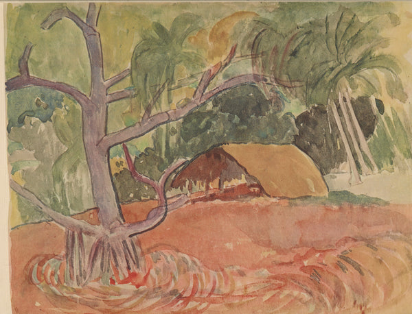 Paul Gauguin — Polynesian Landscape with a Bare Tree | Fine Art Print