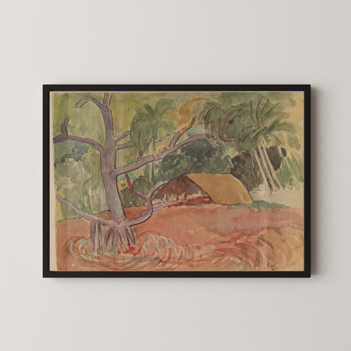 Paul Gauguin — Polynesian Landscape with a Bare Tree | Fine Art Print