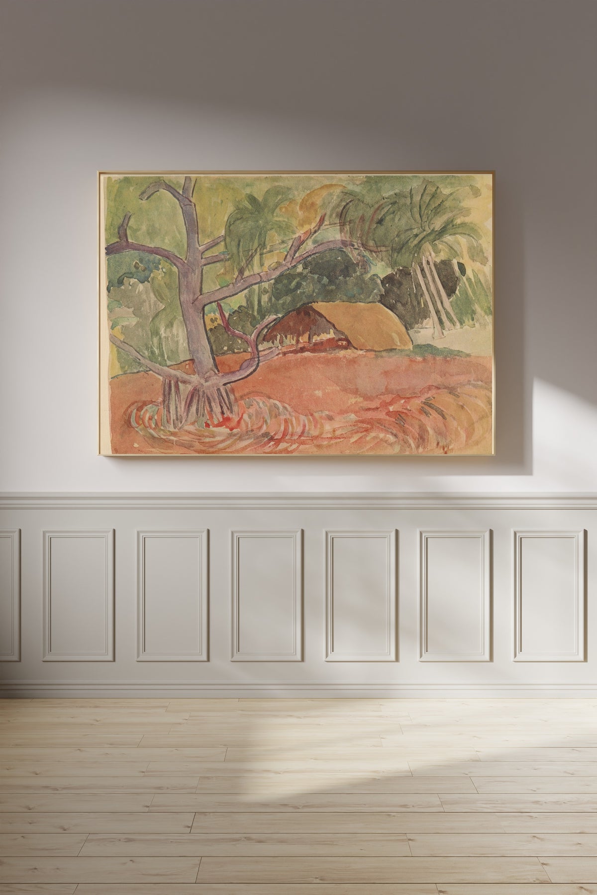 Paul Gauguin — Polynesian Landscape with a Bare Tree | Fine Art Print