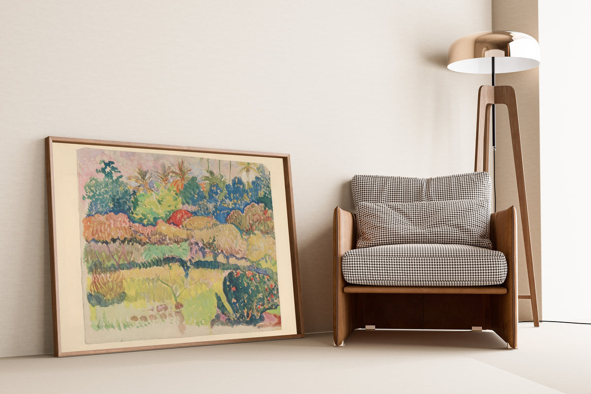 Paul Gauguin — Polynesian Landscape with a Flowering Shrub | Fine Art Print