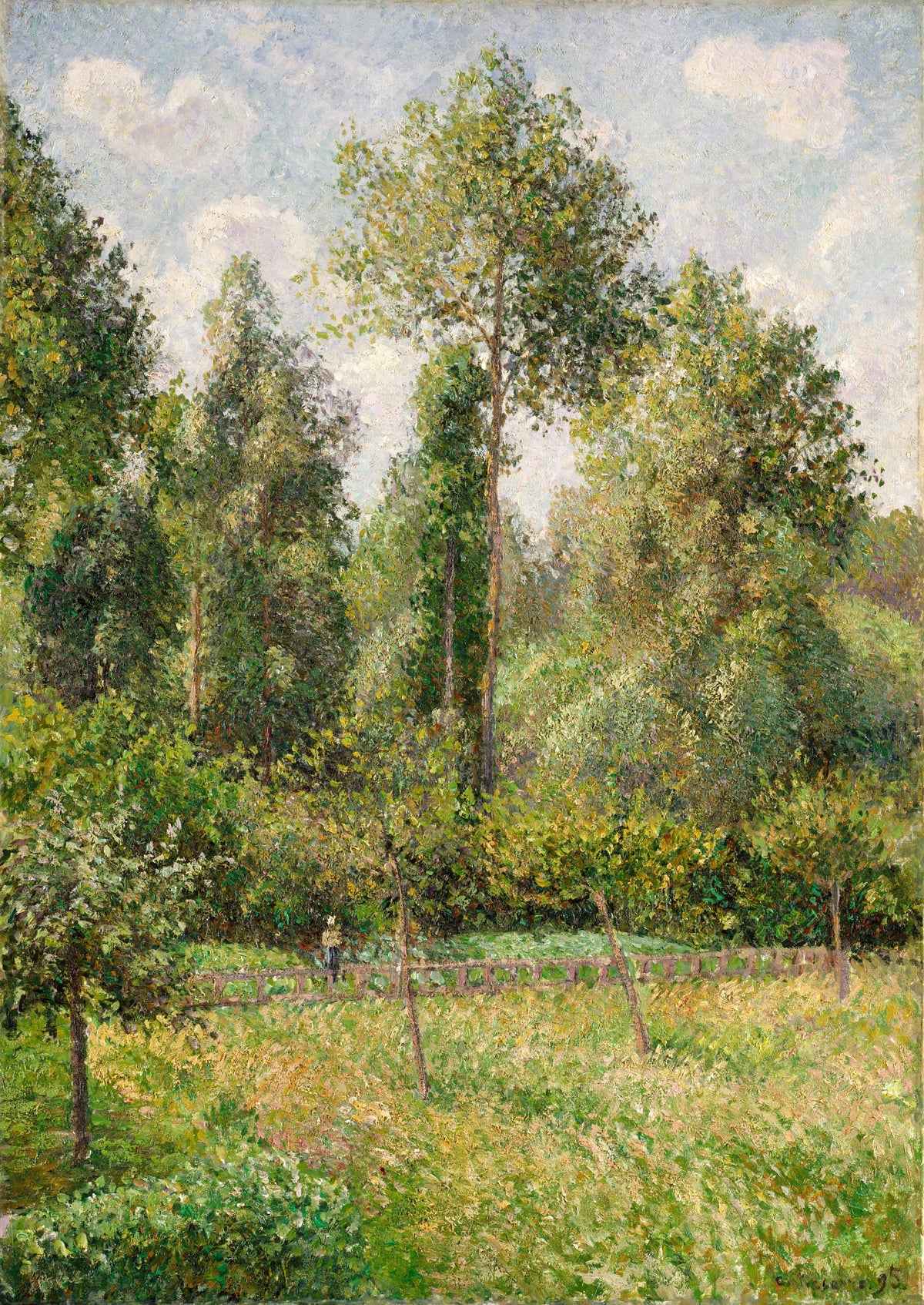 Camille Pissarro — Poplars, Eragny | Fine Art Print