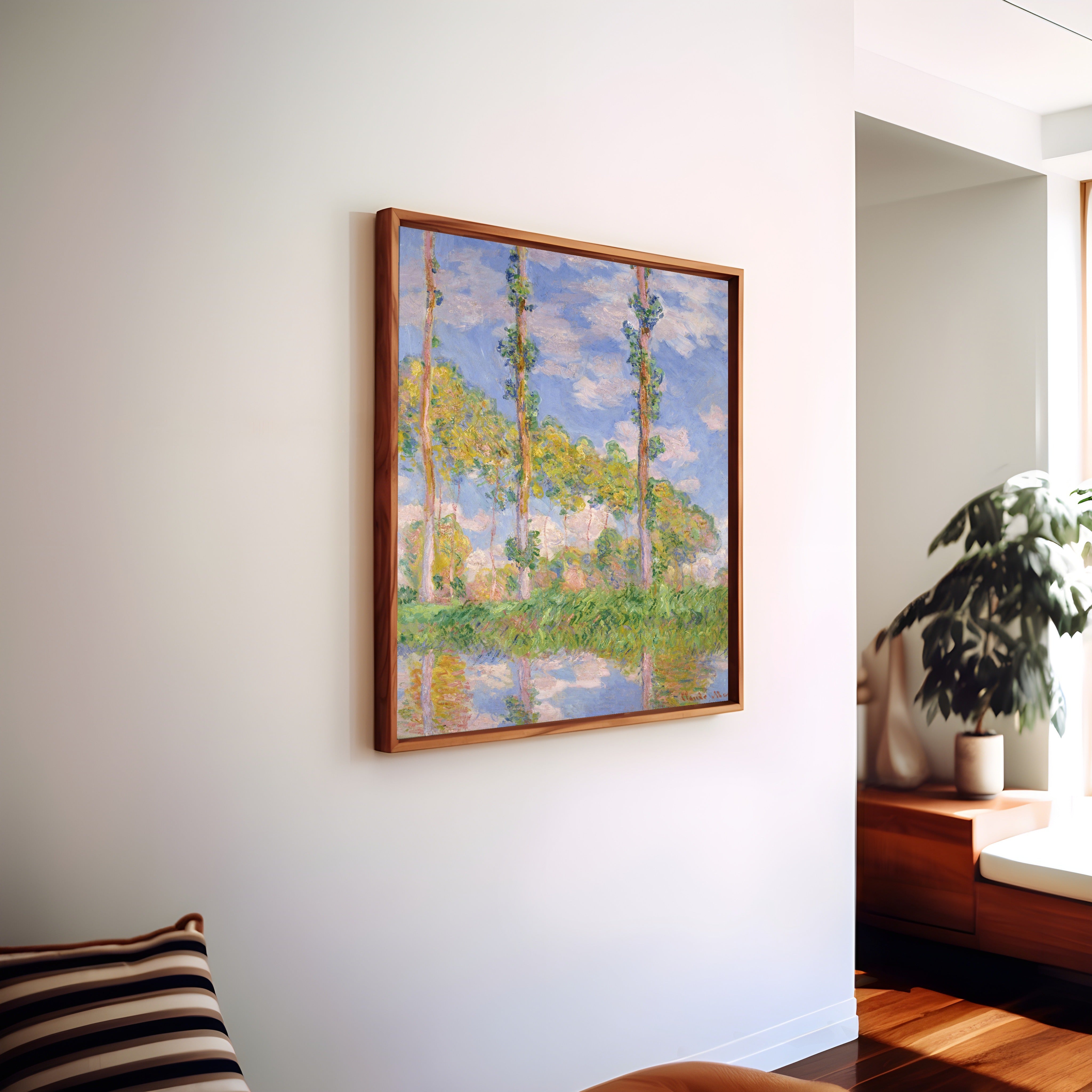 Claude Monet — Poplars in the Sun | Fine Art Print