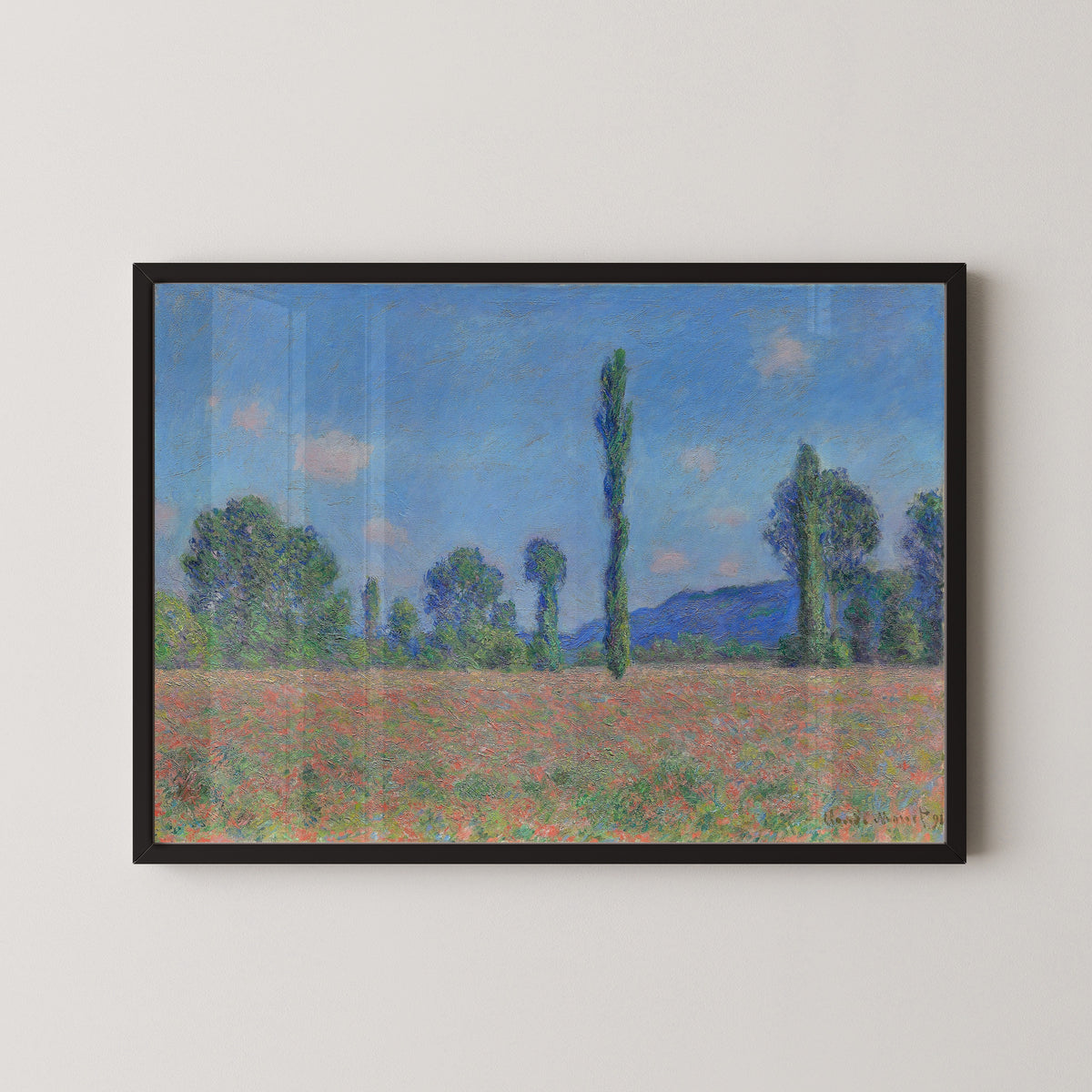 Claude Monet — Poppy Field (Giverny) | Fine Art Print