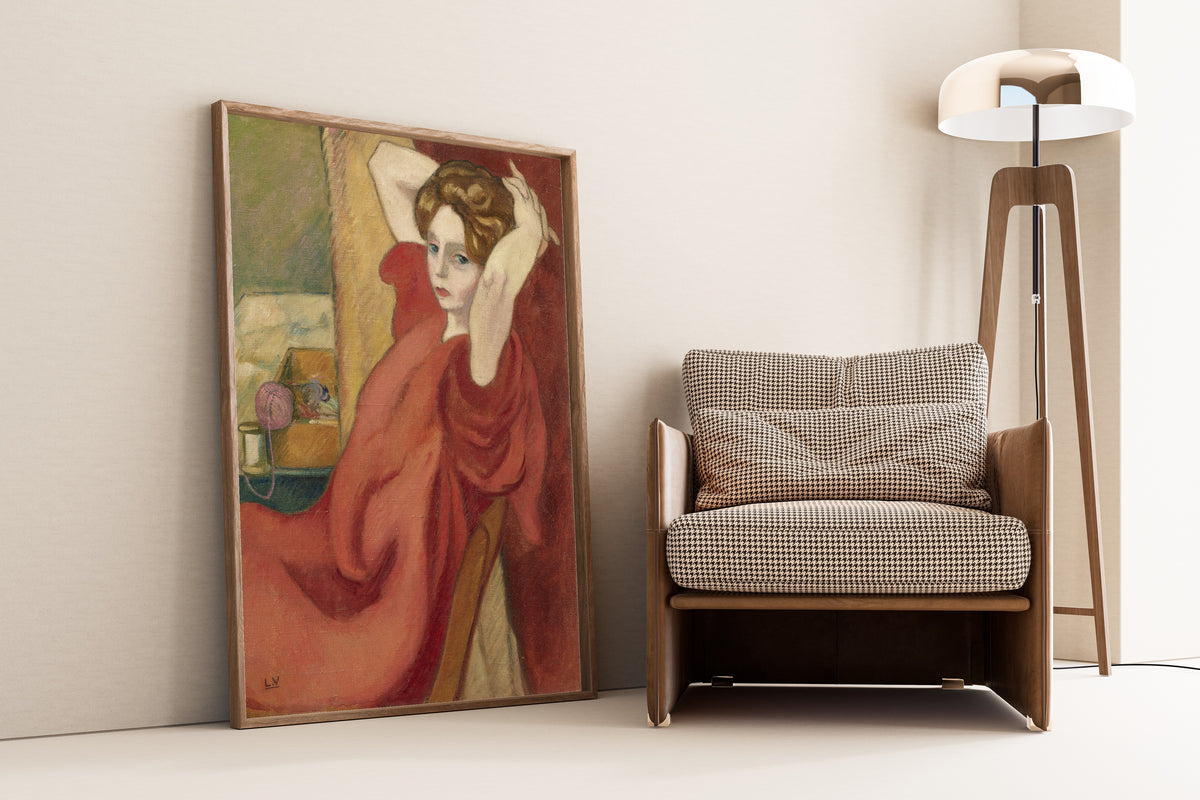 Louis Valtat — Portrait de Mme Valtat, les mains derrière la tête | Fine Art Print