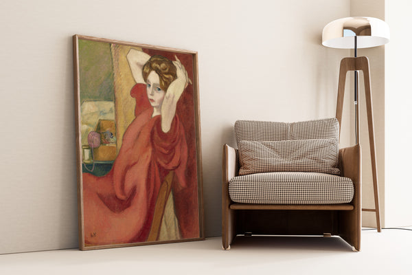 Louis Valtat — Portrait de Mme Valtat, les mains derrière la tête | Fine Art Print