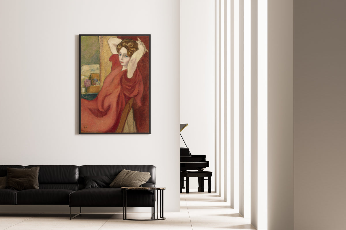 Louis Valtat — Portrait de Mme Valtat, les mains derrière la tête | Fine Art Print