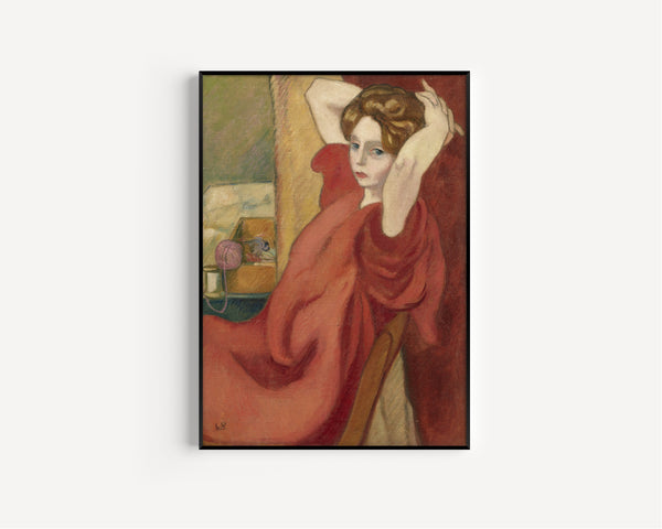 Louis Valtat — Portrait de Mme Valtat, les mains derrière la tête | Fine Art Print