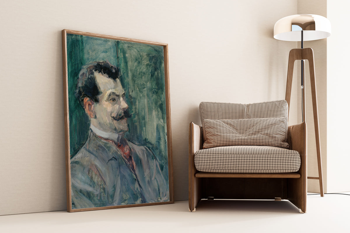 Henri de Toulouse-Lautrec — Portrait of André Rivoire | Fine Art Print
